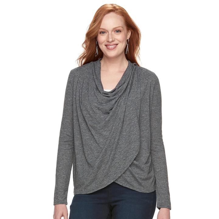 Maternity A:glow Drape Nursing Cardigan, Women's, Size: Xl-mat, Black