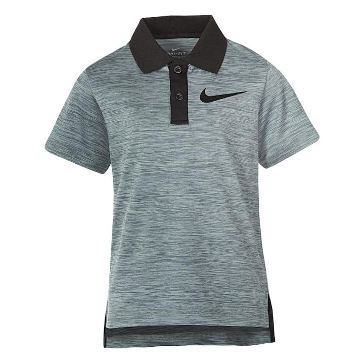 Boys 4-7 Nike Dri-fit Cross Dyed Heathered Polo, Size: 6, Grey