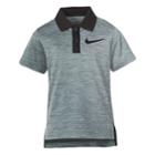 Boys 4-7 Nike Dri-fit Cross Dyed Heathered Polo, Size: 6, Grey