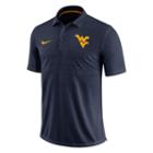 Men's Nike West Virginia Mountaineers Striped Sideline Polo, Size: Medium, Blue (navy)