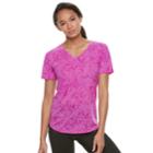 Petite Tek Gear&reg; Burnout Tee, Women's, Size: Xl Petite, Med Purple