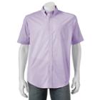 Big & Tall Croft & Barrow&reg; True Comfort Classic-fit Stretch Button-down Shirt, Men's, Size: Xxl Tall, Purple