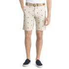 Men's Izod Schiffli Classic-fit Flat-front Shorts, Size: 34, Lt Beige