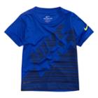Toddler Boy Nike Dri-fit Linear Colorblock Tee, Size: 3t, Brt Blue