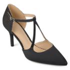Journee Collection Elodie Women's High Heel Mary Jane Shoes, Size: Medium (11), Black
