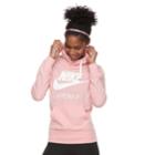 Women's Nike Sportswear Gym Vintage Hoodie, Size: Xl, Pink