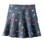 Girls 4-10 Jumping Beans&reg; Print Skort, Girl's, Size: 7, Dark Grey