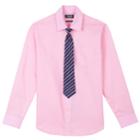 Boys 4-20 Chaps Stretch Shirt & Tie Set, Size: 10, Red