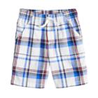 Boys 4-10 Jumping Beans&reg; Americana Plaid Shorts, Size: 4, Dark Blue
