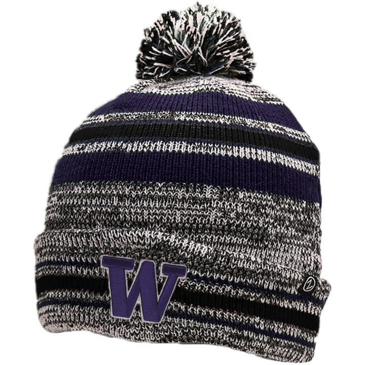 Adult Zephyr Washington Huskies Titanium Knit Beanie, Men's, Multicolor