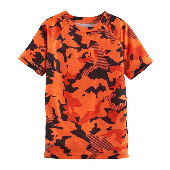 Boys 4-10 Jumping Beans&reg; Camouflaged Athletic Tee, Size: 5, Orange