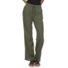 Juniors' So&reg; Wide-leg Beach Pants, Teens, Size: Large, Dark Green