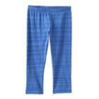 Girls 7-16 & Plus Size So&reg; Patterned Capri Leggings, Girl's, Size: 16 1/2, Dark Blue