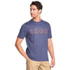 Men's Izod Advantage Sportflex Classic-fit Logo Performance Tee, Size: Small, Dark Blue