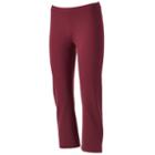 Women's Lc Lauren Conrad Cropped Bootcut Leggings, Size: Medium, Red