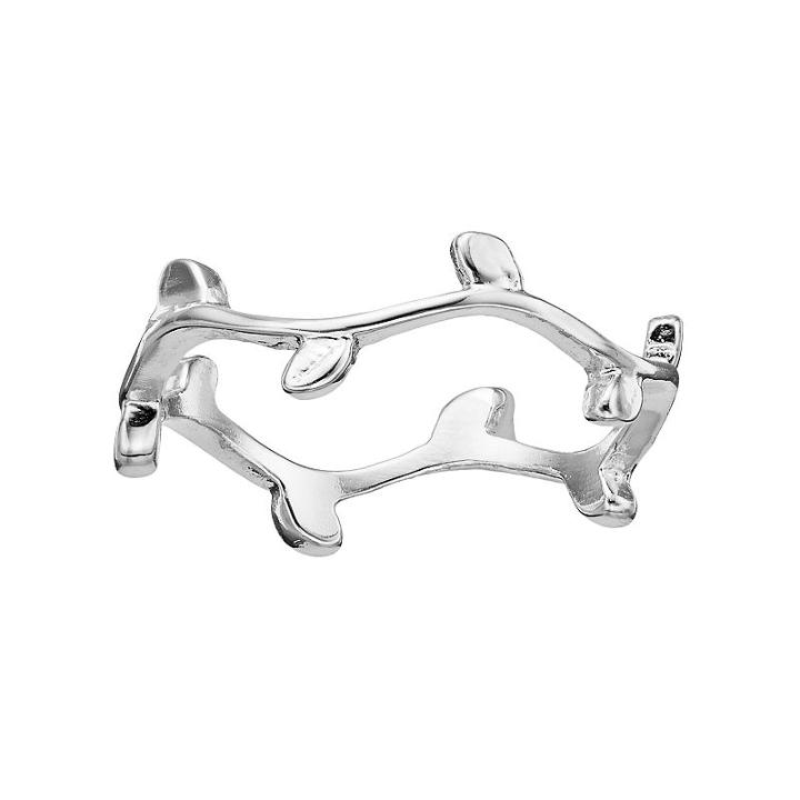 Primrose Sterling Silver Vine Ring, Women's, Size: 8, Grey