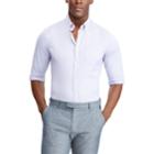 Men's Chaps Classic-fit Moisture-wicking Woven Button-down Shirt, Size: Large, Purple