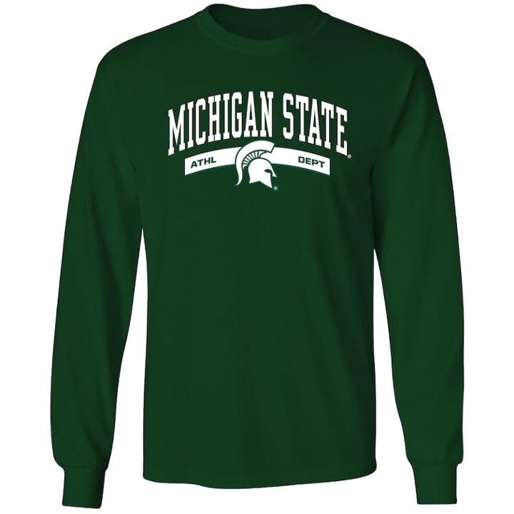 Men's Michigan State Spartans Banner Tee, Size: Xxl, Dark Green