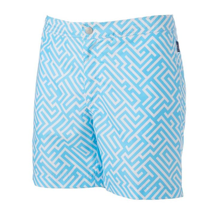 Men's Cole Slim-fit Hybrid Swim Shorts, Size: 32, Blue
