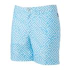Men's Cole Slim-fit Hybrid Swim Shorts, Size: 32, Blue