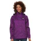 Women's High Sierra Easy Trek Hooded Packable Rain Jacket, Size: Medium, Purple