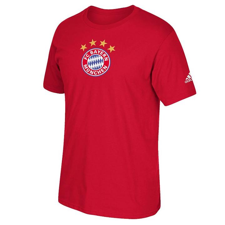 Men's Adidas Fc Bayern Go-to Climalite Tee, Size: Xl, Red