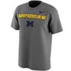 Men's Nike Michigan Wolverines Free Trainer Tee, Size: Large, Dark Grey