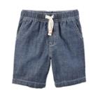 Boys 4-8 Carter's Denim Pull-on Shorts, Boy's, Size: 6, Blue Other