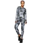Women's Champion Graphic Print Base Layer Yoga Leggings, Size: Xl, White