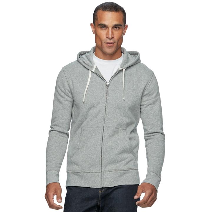 Men's Sonoma Goods For Life&trade; Classic-fit Supersoft Fleece Hoodie, Size: Xxl, Med Grey