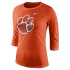 Women's Nike Clemson Tigers Champ Drive Tee, Size: Medium, Orange