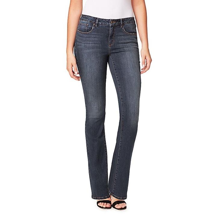 Women's Miracle Jean Desire Slimming Bootcut Jeans, Size: 6, Grey (charcoal)