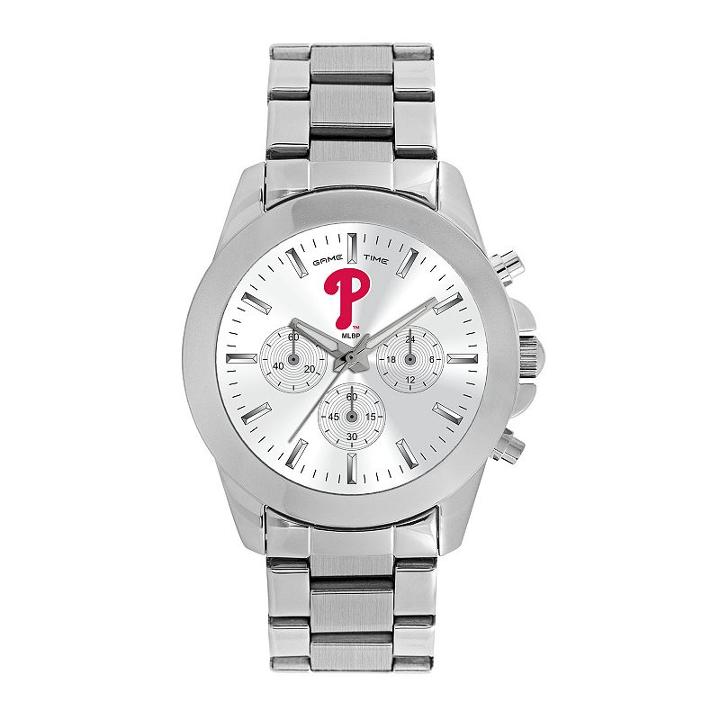 Women's Game Time Philadelphia Phillies Knockout Watch, Silver