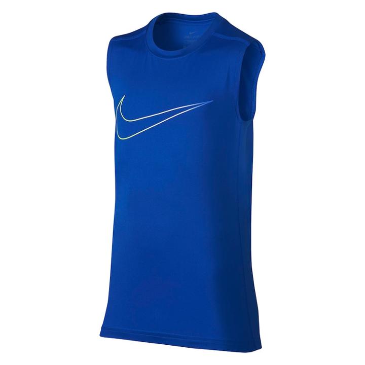 Boys 8-20 Nike Base Layer Muscle Tee, Size: Large, Dark Blue
