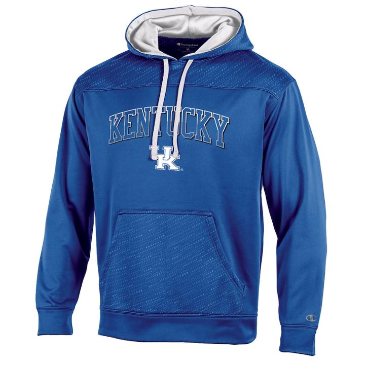 Men's Champion Kentucky Wildcats Embossed Hoodie, Size: Xxl, Blue