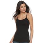 Women's Sonoma Goods For Life&trade; Everyday Camisole, Size: Medium, Black