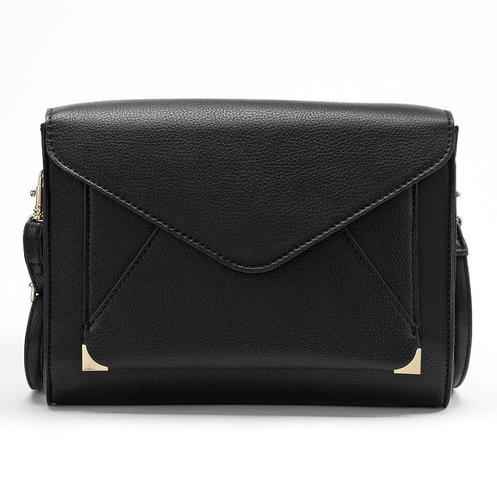 Apt. 9&reg; Anna Envelope Clutch, Women's, Black