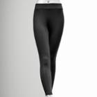 Women's Simply Vera Vera Wang Solid Brushed Leggings, Size: Xl, Black