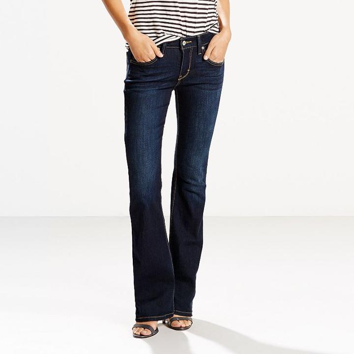 Women's Levi's 518 Bootcut Jeans, Size: 0/24 Avg, Blue