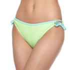 Mix And Match Side-tie Scoop Bikini Bottoms, Size: Small, Med Green