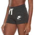 Women's Nike Gym Vintage Drawstring Shorts, Size: Medium, Grey (charcoal)