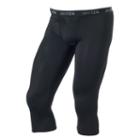 Big & Tall Tek Gear&reg; Dry Tek Base Layer Three-quarter Length Pants, Men's, Size: Xxl Tall, Black