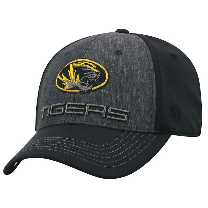 Adult Top Of The World Missouri Tigers Reach Cap, Men's, Med Grey