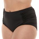 Plus Size Apt. 9&reg; Tummy Slimmer High-waisted Bikini Bottoms, Women's, Size: 3xl, Black