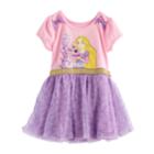 Disney's Tangled Rapunzel Toddler Girl Birthday Tulle Dress, Size: 3t, Pink