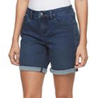 Petite Croft & Barrow&reg; Jean Shorts, Women's, Size: 14 Petite, Blue