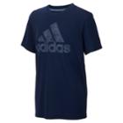 Boys 8-20 Adidas Motivational Logo Tee, Size: Medium, Blue (navy)