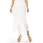 Women's Apt. 9&reg; Tulip Hem Maxi Skirt, Size: Medium, White