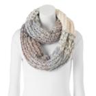 Lc Lauren Conrad Ombre Striped Chenille Infinity Scarf, Women's, Light Blue