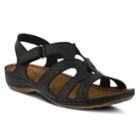 Flexus By Spring Step Sambai Women's Strappy Sandals, Size: 36, Black
